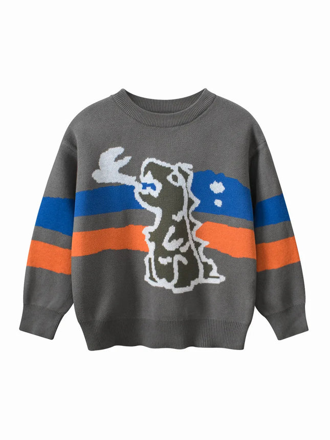 Baby Boy Panda Bear Dinosaur Sweaters