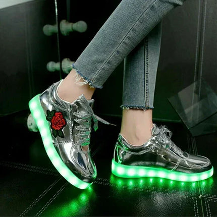 Kids LED Luminous USB Sneakers