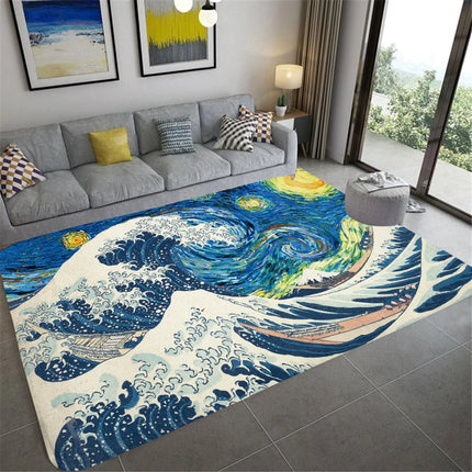 Home Van Gogh Starry Night Living Area Rug