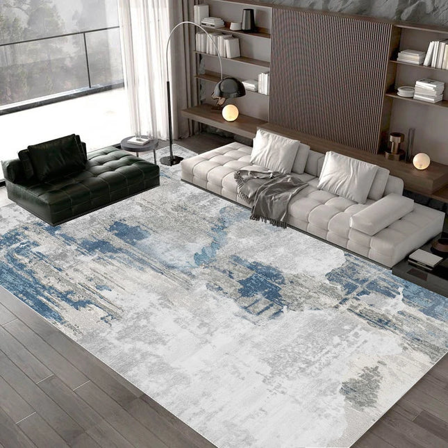 Nordic Living Area Abstract Ink Splash Bedroom Area Rug