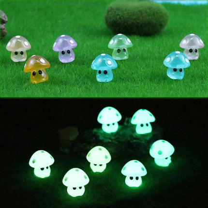 Mini Mushroom Elf Luminous Fairy Garden Microlandscape Lights