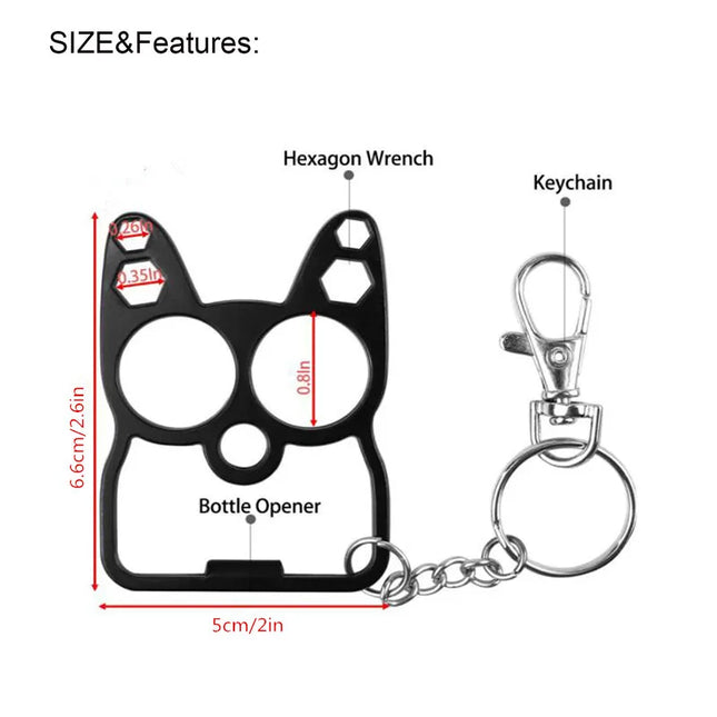 Creative Multi-function Cat Keychain - Mad Fly Essentials