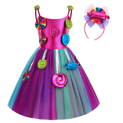 Girl Lollipop Costume Birthday Dress