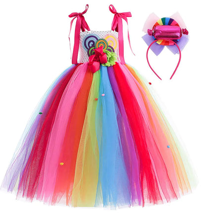 Girl Lollipop Costume Birthday Dress