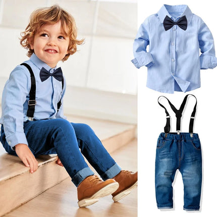 Baby Boy Formal Blue Banquet Gentleman Sets