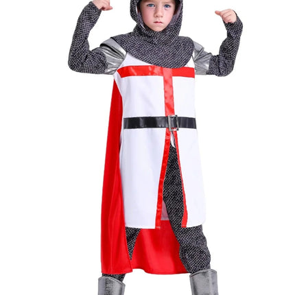 Boys Medieval Crusaders Knight Templar Costume Set