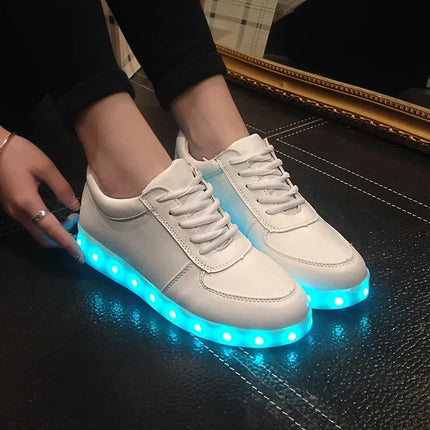 Kids LED Luminous USB Sneakers