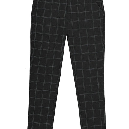 Men Checkered Fashion British Business Casual Pants