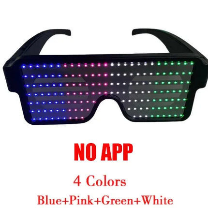 App Control Bluetooth LED Party Sunglasses