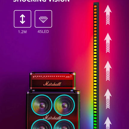 LED Floor RGB Rhythm Music Atmosphere Lamp