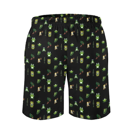 Men Funny Frog 3D Boardshorts