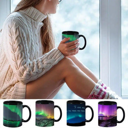 Color Changing Northern Lights Coffee Mug