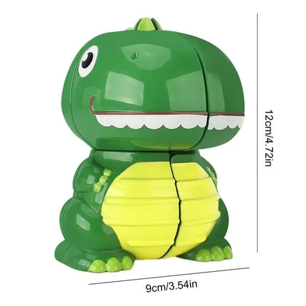 Kids Magic Cube Dinosaur Education Cartoon Activity Toy