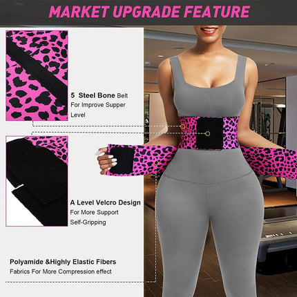 Women Waist Trainer Corset Tummy Control Fitness Sweat Band