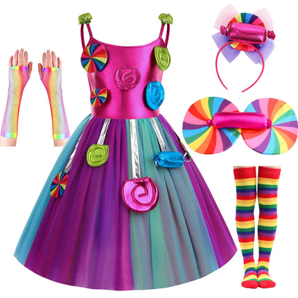 Girl Lollipop Costume Birthday Dress