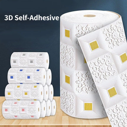 Self-Adhesive 3D Waterproof Decor Wallpaper