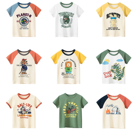 Baby Boy Short Dinosaur Graphic Tees