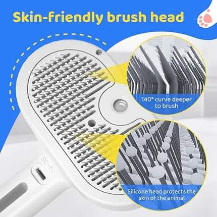 Spray Pet Cat Hair Detangling Brush