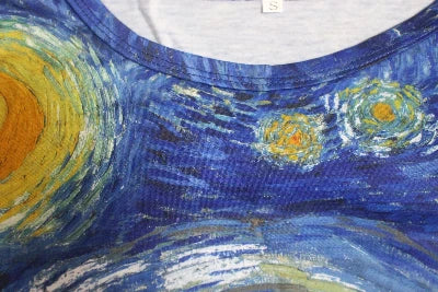 Women 3D Van Gogh Starry Night Tops