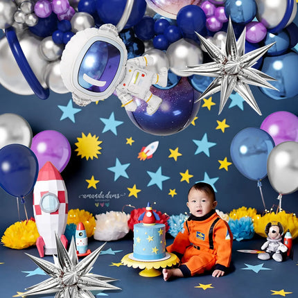 Space Garland Astronaut 144pc Party Decor