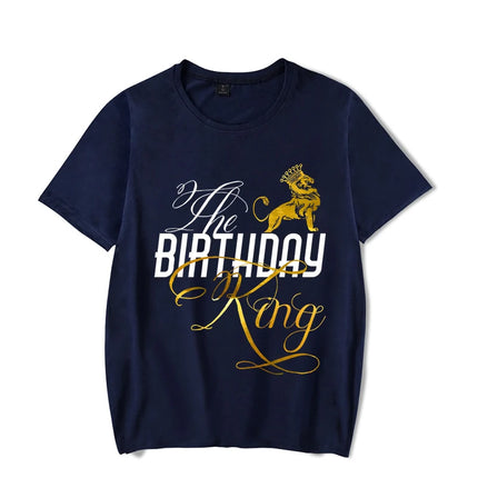 Matching Couple King Queen Birthday Graphic Tees