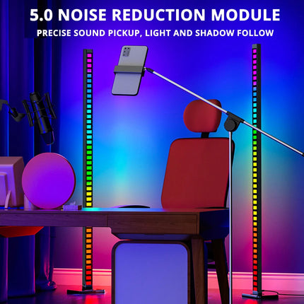 LED Floor RGB Rhythm Music Atmosphere Lamp