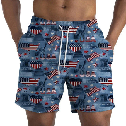 Men National Flag 3D Boardshorts - Mad Fly Essentials