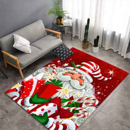 Funny Vintage Christmas Living Area Rugs