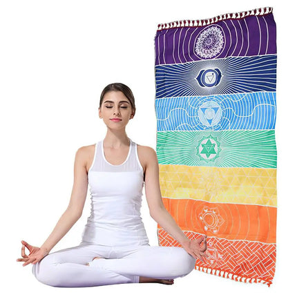 Meditation Yoga Rug Multipurpose Tassel Floor Mat