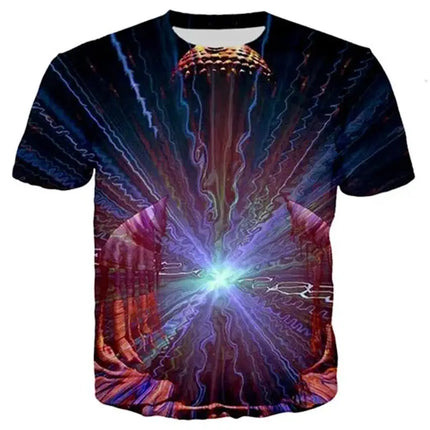 Men 3D Psychedelic Summer Shirts