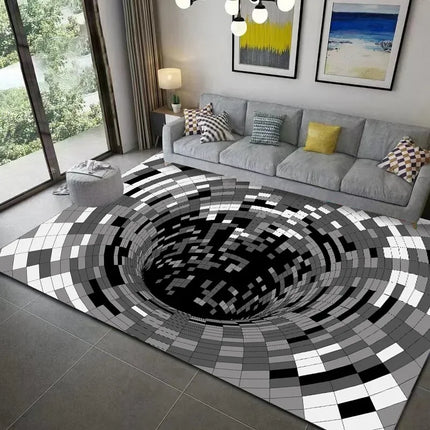 Kids Room Vortex 3D Illusion Area Living Rug