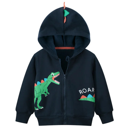 Baby Boys 3D Dinosaur Casual Hoodies