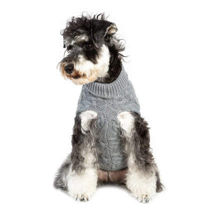 Pet Dog Solid Knitted Winter Sweater