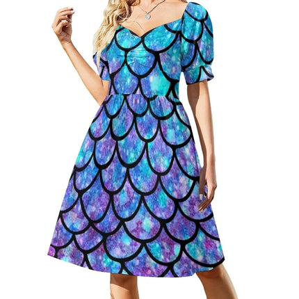 Women Mythical Unicorn Dragon MIDI Sun Dress