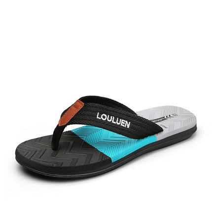 Men Outdoor Beach Multicolor Flip Flops