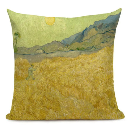 Van Gogh Square Pillow Cover Decor - Mad Fly Essentials