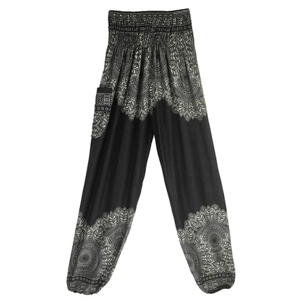 Women Loose Casual Bohemian Yoga Fitness Pants