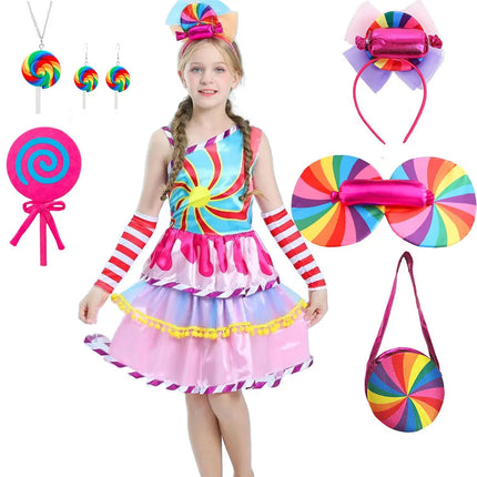 Girl Lollipop Costume Birthday Dress