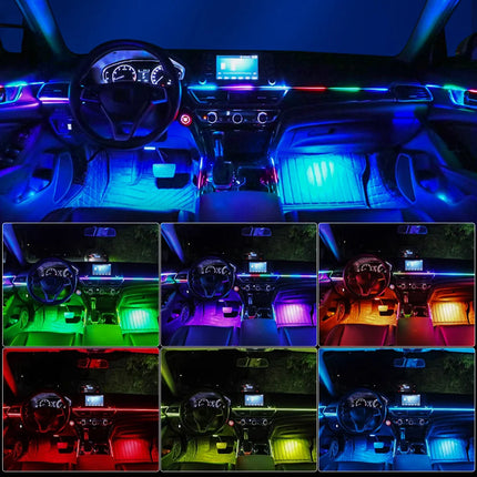 Auto LED RGB Ambient Rainbow Lighting Kits