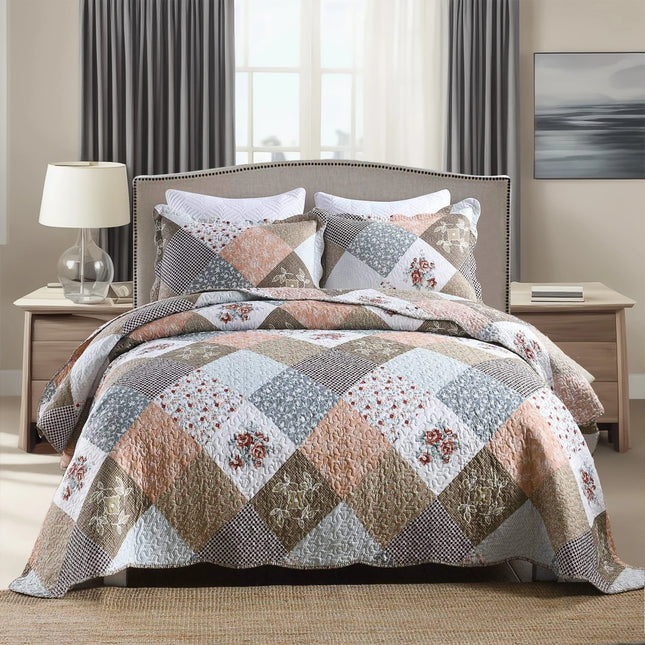 Home Floral 3piece Quilt Duvet Set – Mad Fly Essentials