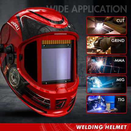 OPTICAL ANDELI MASK Auto-Darkening Welding Helmet