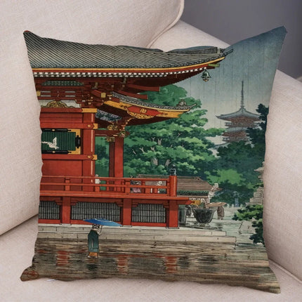 Fantasy Scenery Landscape Japanese Asian Home Pillows Decor