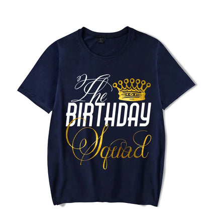 Matching Couple King Queen Birthday Graphic Tees