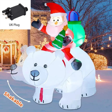 Christmas Inflatable LED Lights Garden Decor