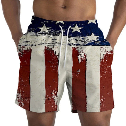 Men National Flag 3D Boardshorts - Mad Fly Essentials