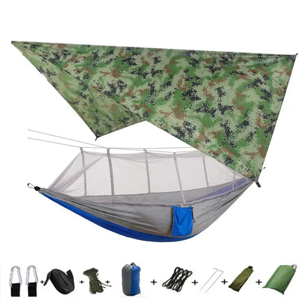 Lightweight Portable Camping Mosquito Net Hammock