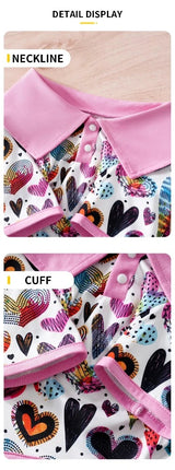 Pet Apparel Colorful Hearts Dog Clothes