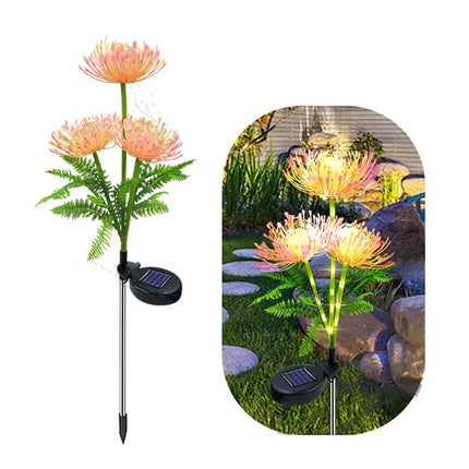 Solar Garden LED Flower Pathway Lights