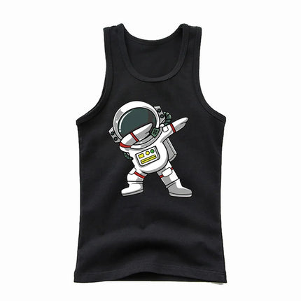 Boys Spaceman Astronaut Cotton Summer Tees