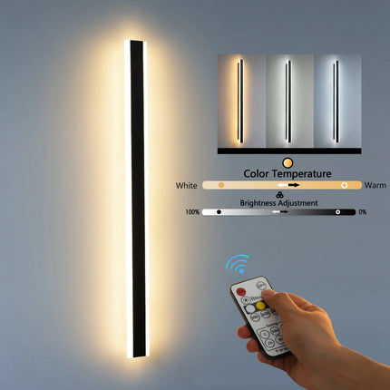 Garden Modern LED Remote Wall Light